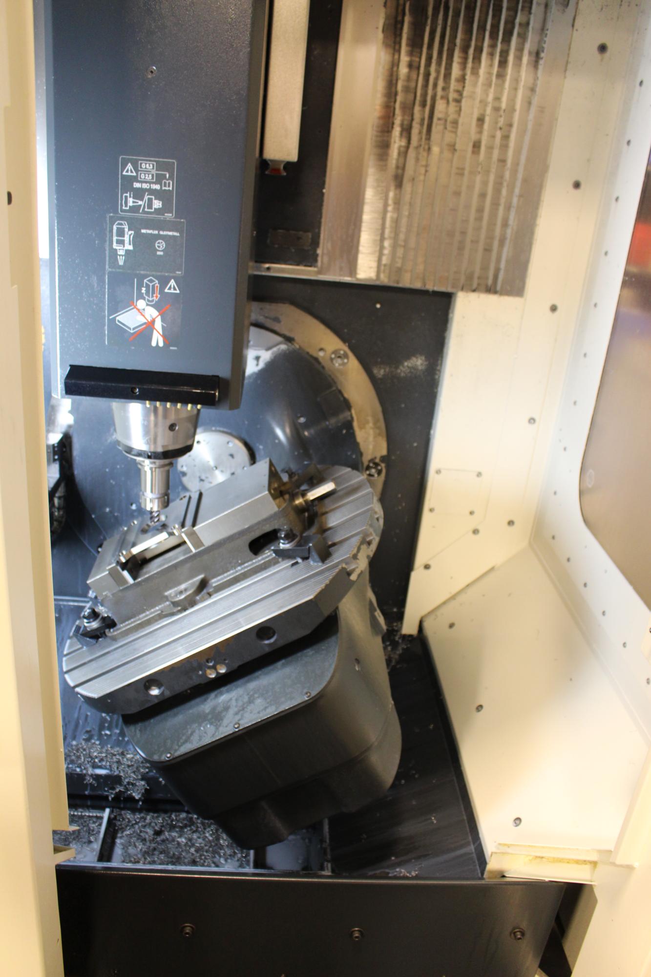 CNC machine in operation